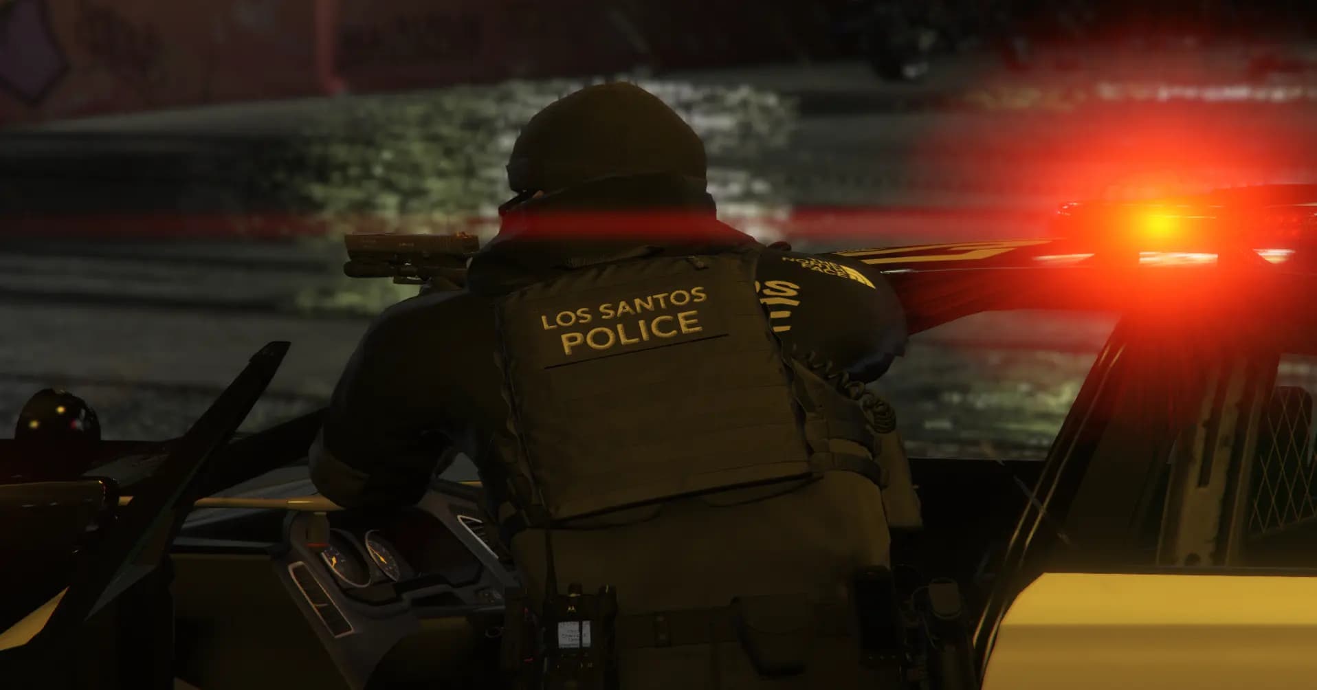 Law enforcement officers serving the community